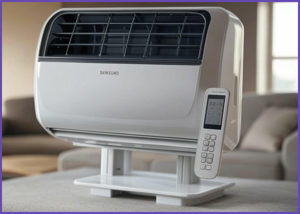 삼성전자 56.9㎡(17.2평) AI Q9000 스탠드형 에어컨 + 리모컨 세트 AF60F17D11GT 방문설치 - 이미지 1