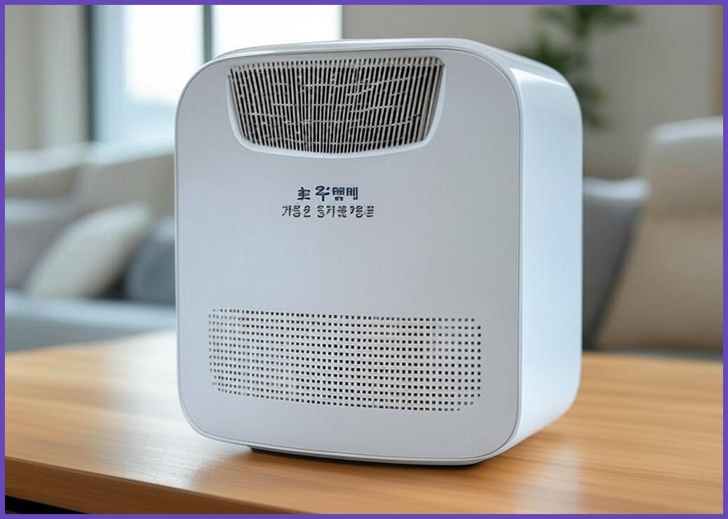 슈어홈 4세대 가정용 공기청정기 소형, 화이트 - 이미지 1