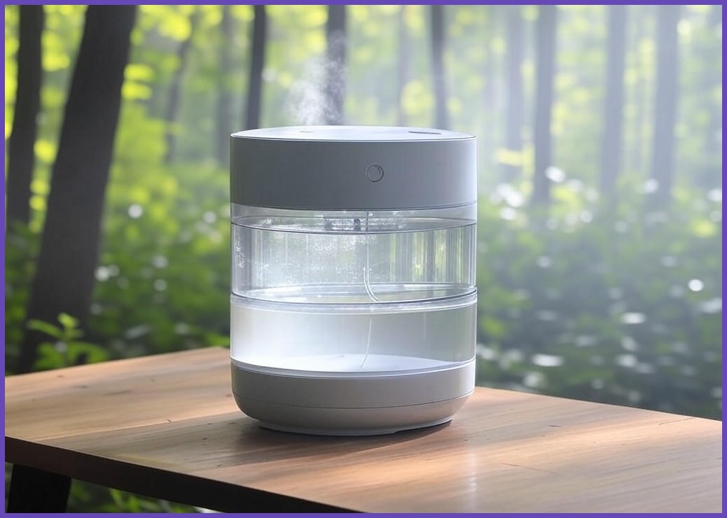 알리사 숲속안개 가습기 미니 초음파 사무용 무선 탁상용 충전식 700ml + 필터 4개 - 이미지 1